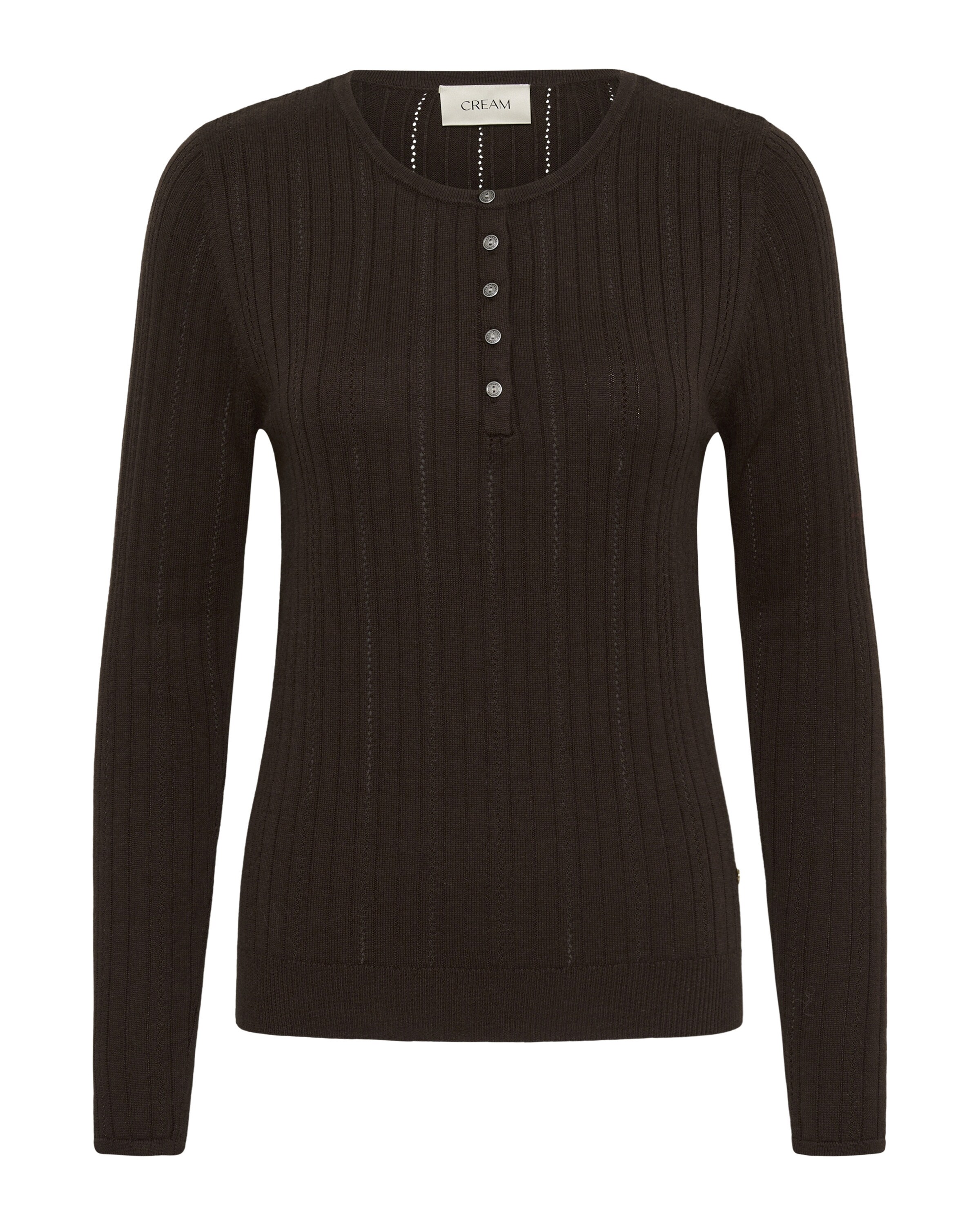 Cream Sweter 'Peloa' w kolorze brązowy: przód