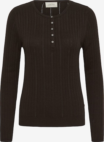 Cream Sweter 'Peloa' w kolorze brązowy: przód