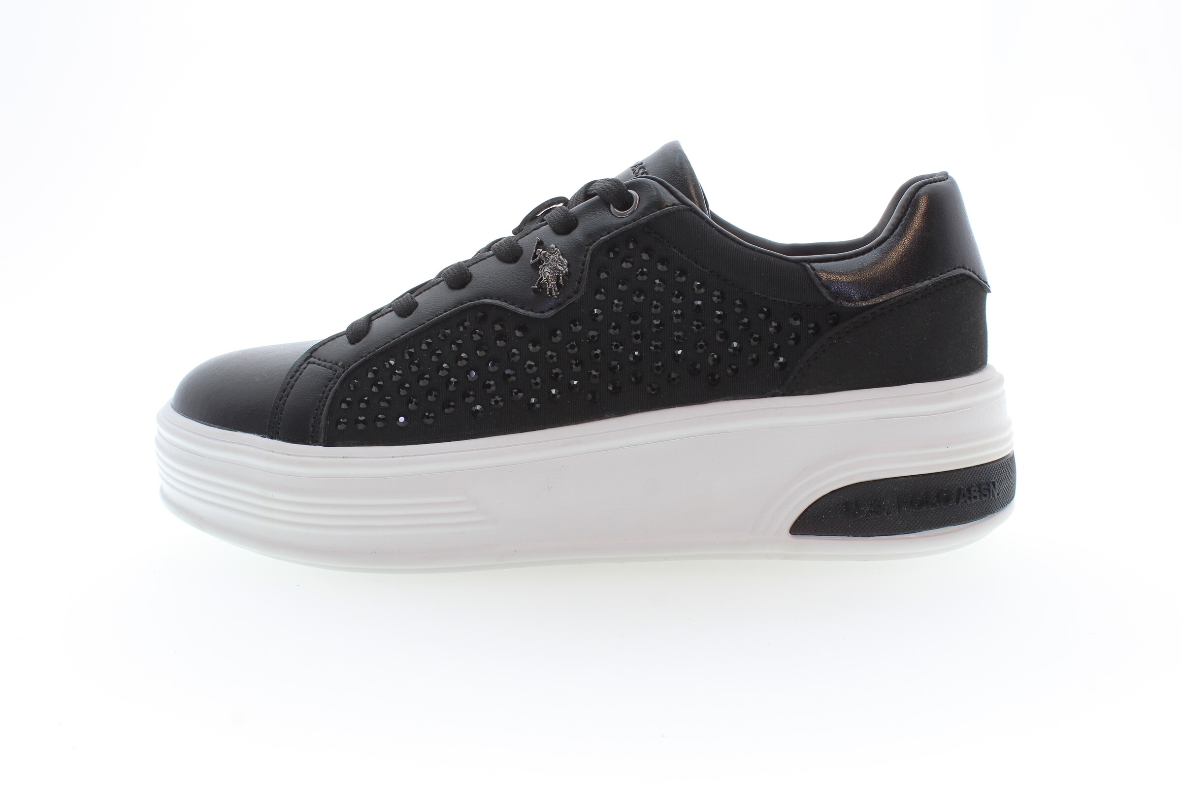 U.S. POLO ASSN. Platform trainers in Black: front