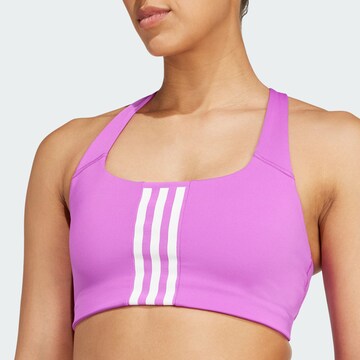 ADIDAS PERFORMANCE Bustier Sport-BH 'Powerimpact' in Lila