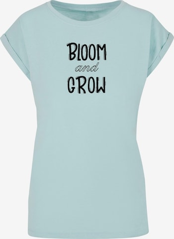 T-shirt 'Spring - Bloom And Grow' Merchcode en bleu : devant