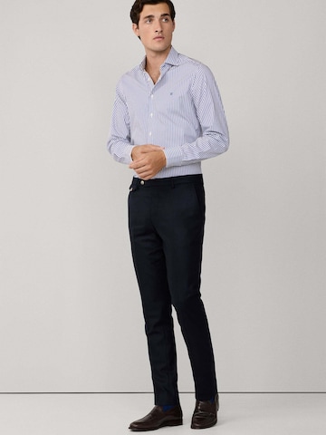Hackett London Slimfit Chino 'Kensington' in Blauw