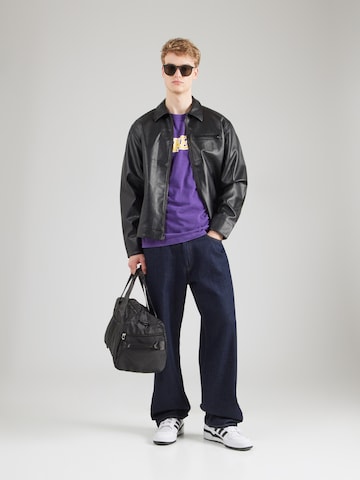Maglietta 'NBA Lakers' di Mitchell & Ness in lilla