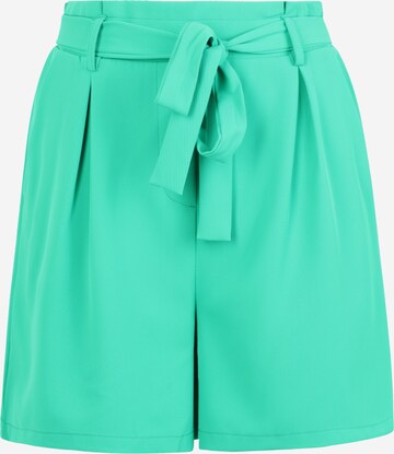 SISTERS POINT Loose fit Pleat-front trousers 'VAGNA' in Green: front