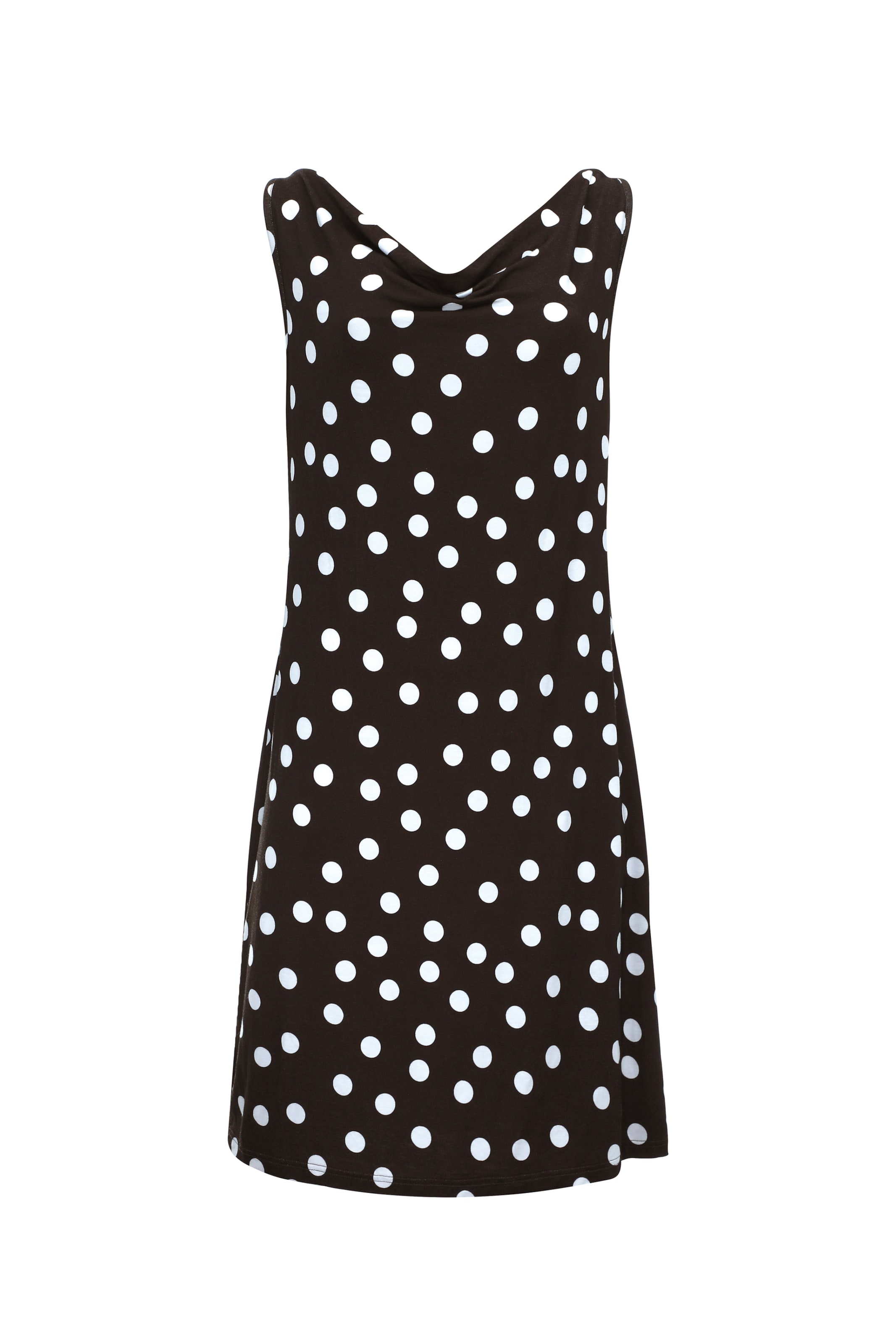 SUNFLAIR Robe d’été en 36 en brun foncé / blanc, Vue avec produit