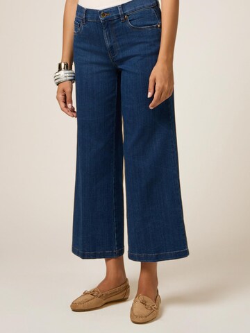 oltre - Ropa ancha Vaquero en azul: frente