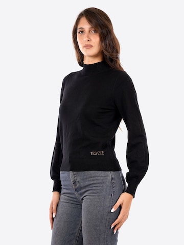 Pull-over 'da Donna' Yes Zee en noir