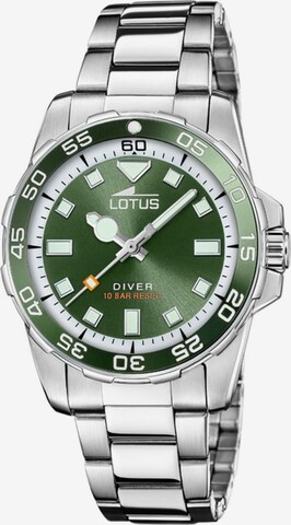 Montre à affichage analogique 'Lotus - Watch Trendy - Quartz watch movement - Watch case width: 36.8 mm' Lotus en vert : devant