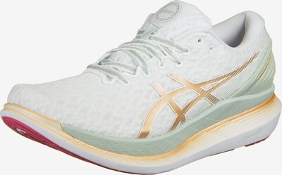 ASICS Chaussure de course 'GlideRide 2' en bleu clair / or / blanc, Vue avec produit