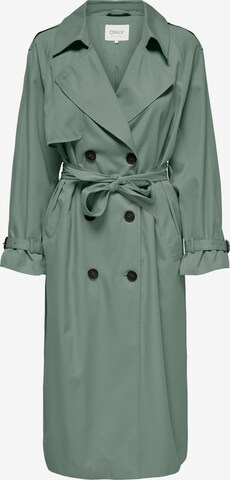 Manteau mi-saison 'CHLOE' ONLY en vert : devant