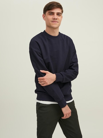 JACK & JONES Sweatshirt 'Kam' in Blauw: voorkant