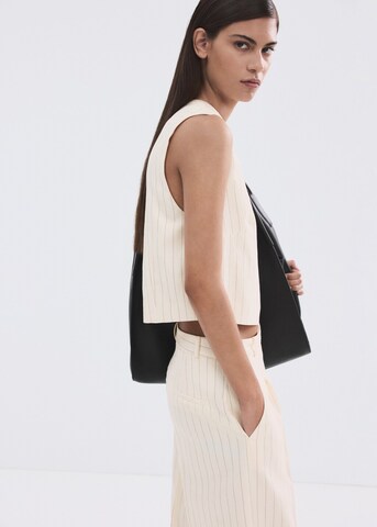 MANGO Top 'Cadena' in White