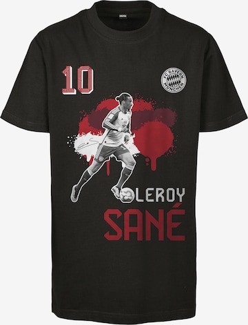 FC BAYERN MÜNCHEN Performance Shirt 'Leroy Sané' in Black: front
