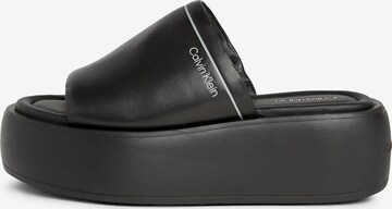 Calvin Klein - Zapatos abiertos en negro: frente