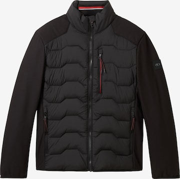 Veste mi-saison TOM TAILOR en noir : devant