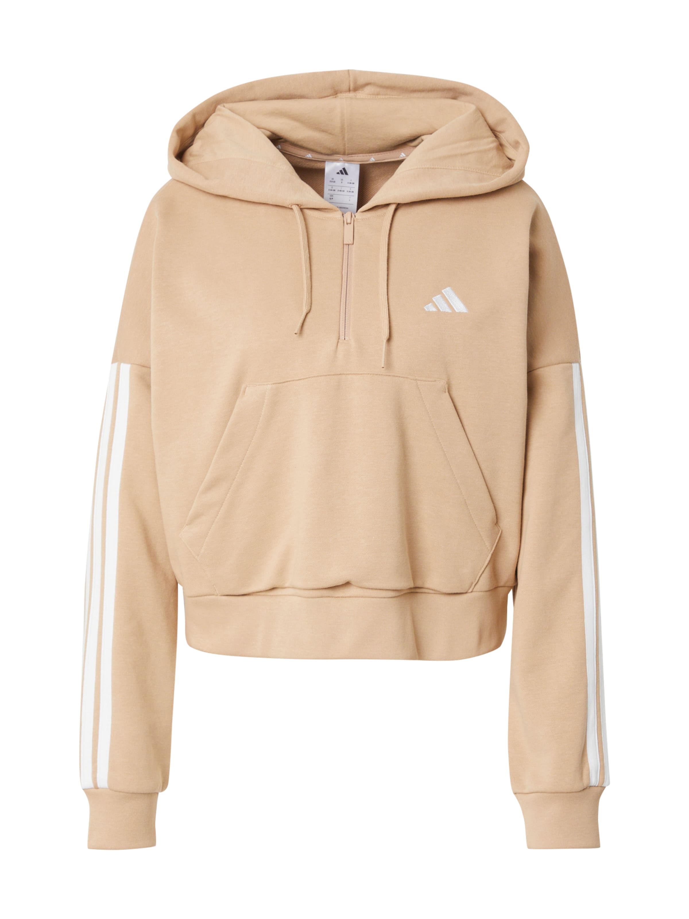 ADIDAS SPORTSWEAR Sportovní mikina 'Essentials' – béžová: přední strana