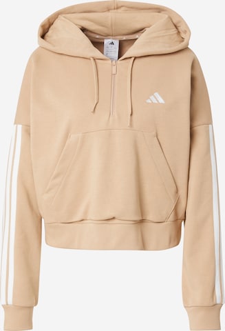 ADIDAS SPORTSWEAR Спортен суитшърт 'Essentials' в бежово: отпред