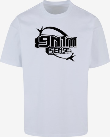 9N1M SENSE Shirt 'Y2K' in Wit: voorkant