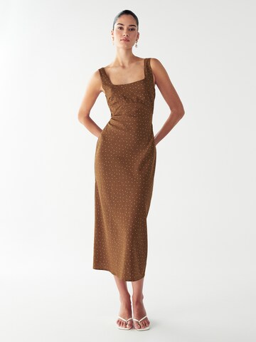 Willa Dress 'HALLEE' in Brown: front
