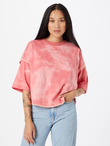 CONVERSE Shirt 'SUMMER FEST' in Roze: voorkant