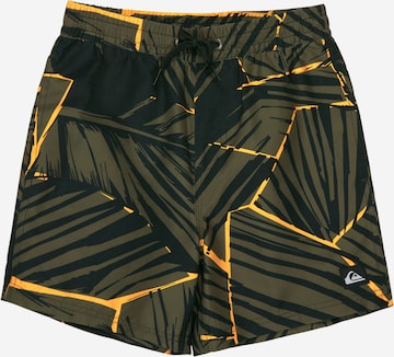 QUIKSILVER Badeshorts 'Everyday Printed Volley 14' in Grün: Vorderseite