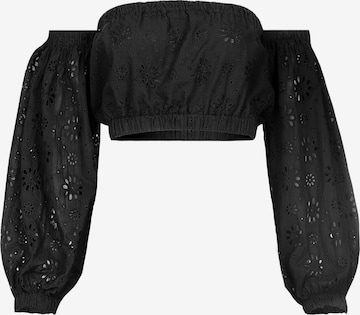 LaurellaBluza - crna boja: prednji dio