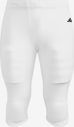 ADIDAS PERFORMANCE - Pantalón deportivo 'Press Coverage 3.0' en blanco: frente