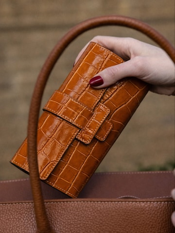 Porte-monnaies 'DEAN CROC' Cheval Firenze en beige