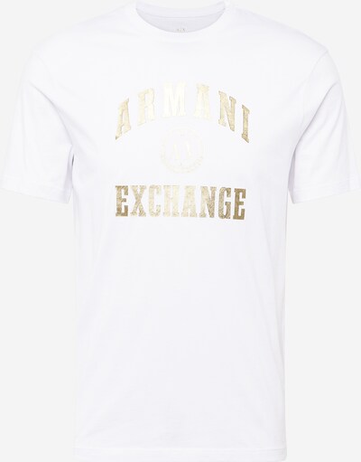 ARMANI EXCHANGE Tričko - zlatá / bílá, Produkt