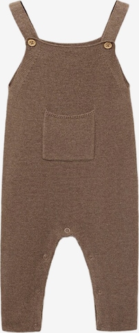 MANGO KIDS Regular Latzhose 'YORK1' in Braun: Vorderseite