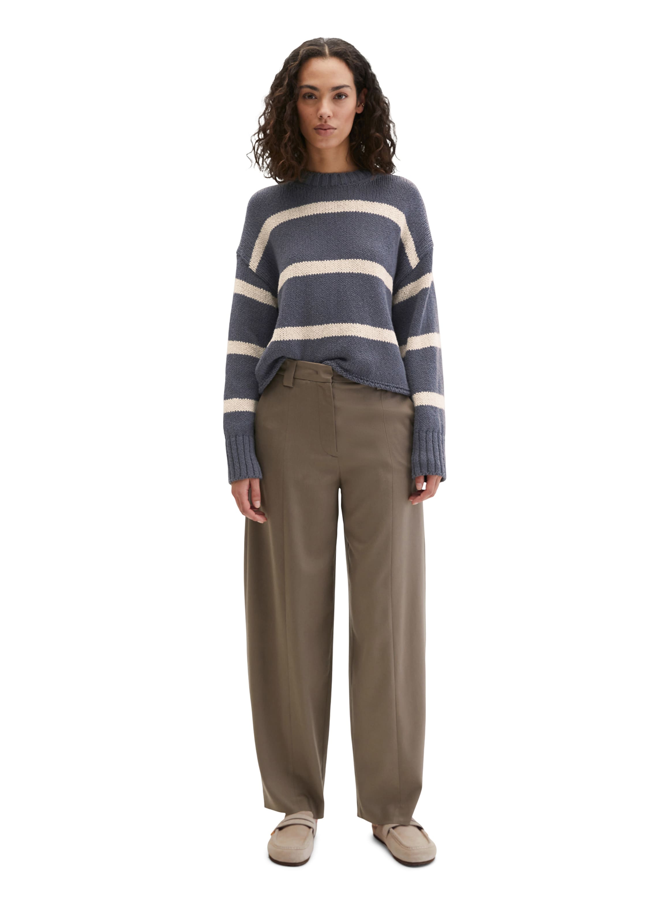 Barrel Pantalon Marc O'Polo en marron