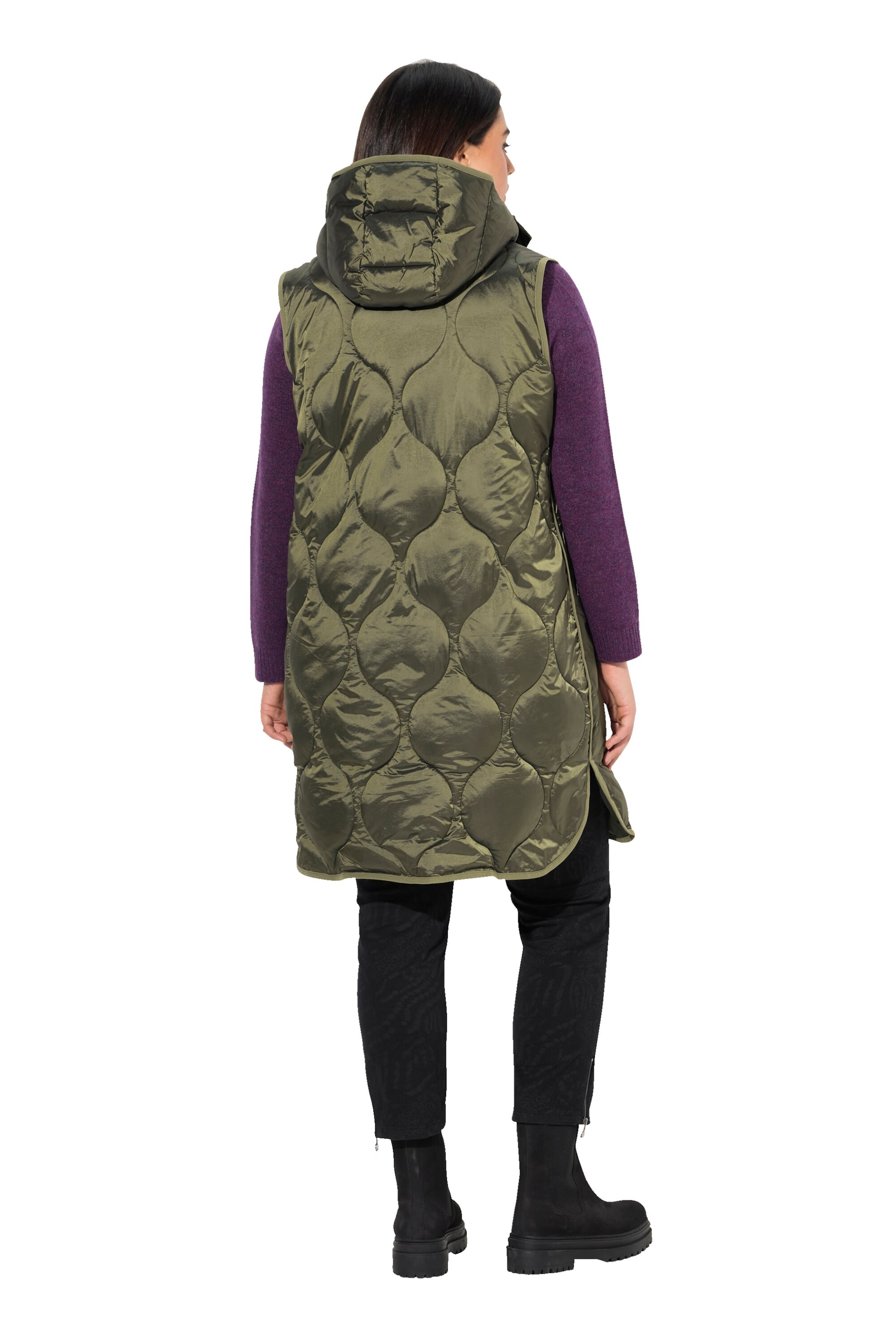 Ulla Popken Vest in Green