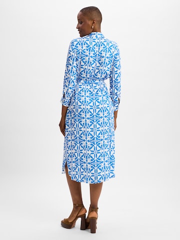 Marie Lund Hemdblusenkleid in Blau