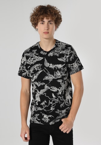 Colin's Shirt in Zwart: voorkant