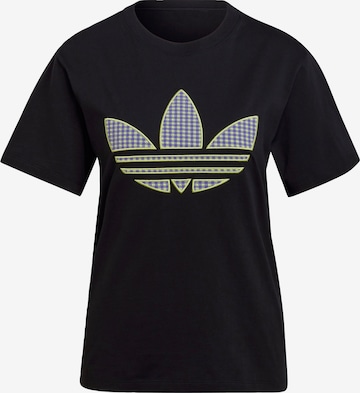 ADIDAS ORIGINALS Shirt in Black: front