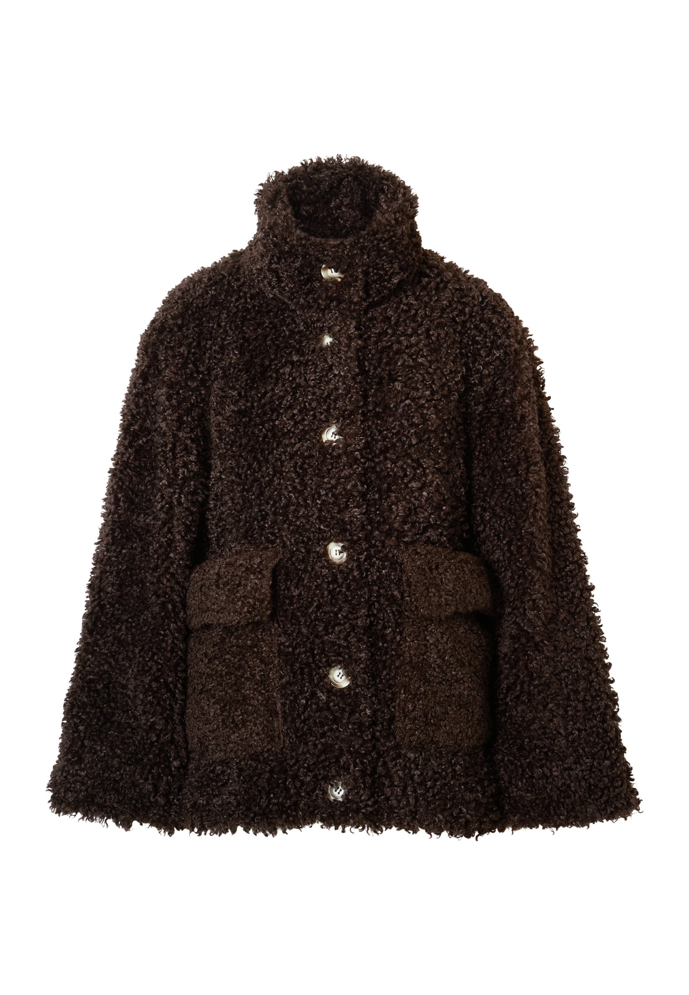 YAS Between-seasons coat 'YASREVITA' in XS in Chocolate, Item view