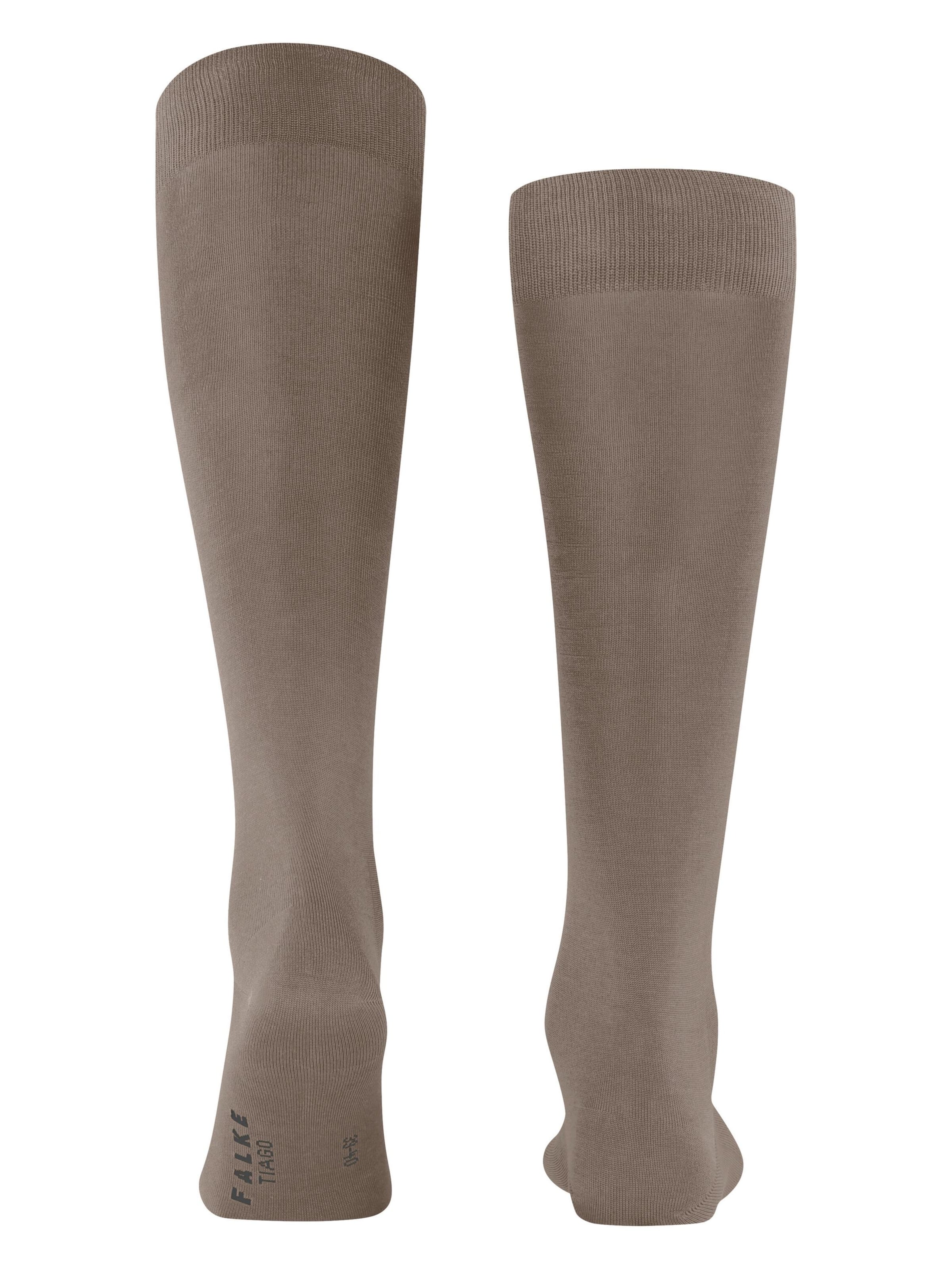 FALKE Knee High Socks 'Tiago' in Brown