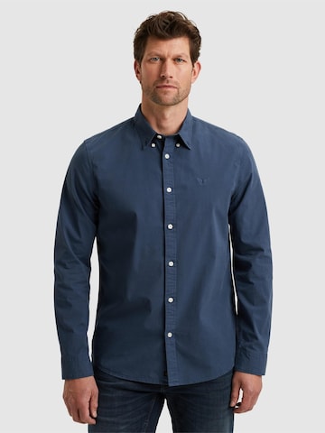 PME Legend Overhemd 'American Classic shirt' in Blauw: voorkant