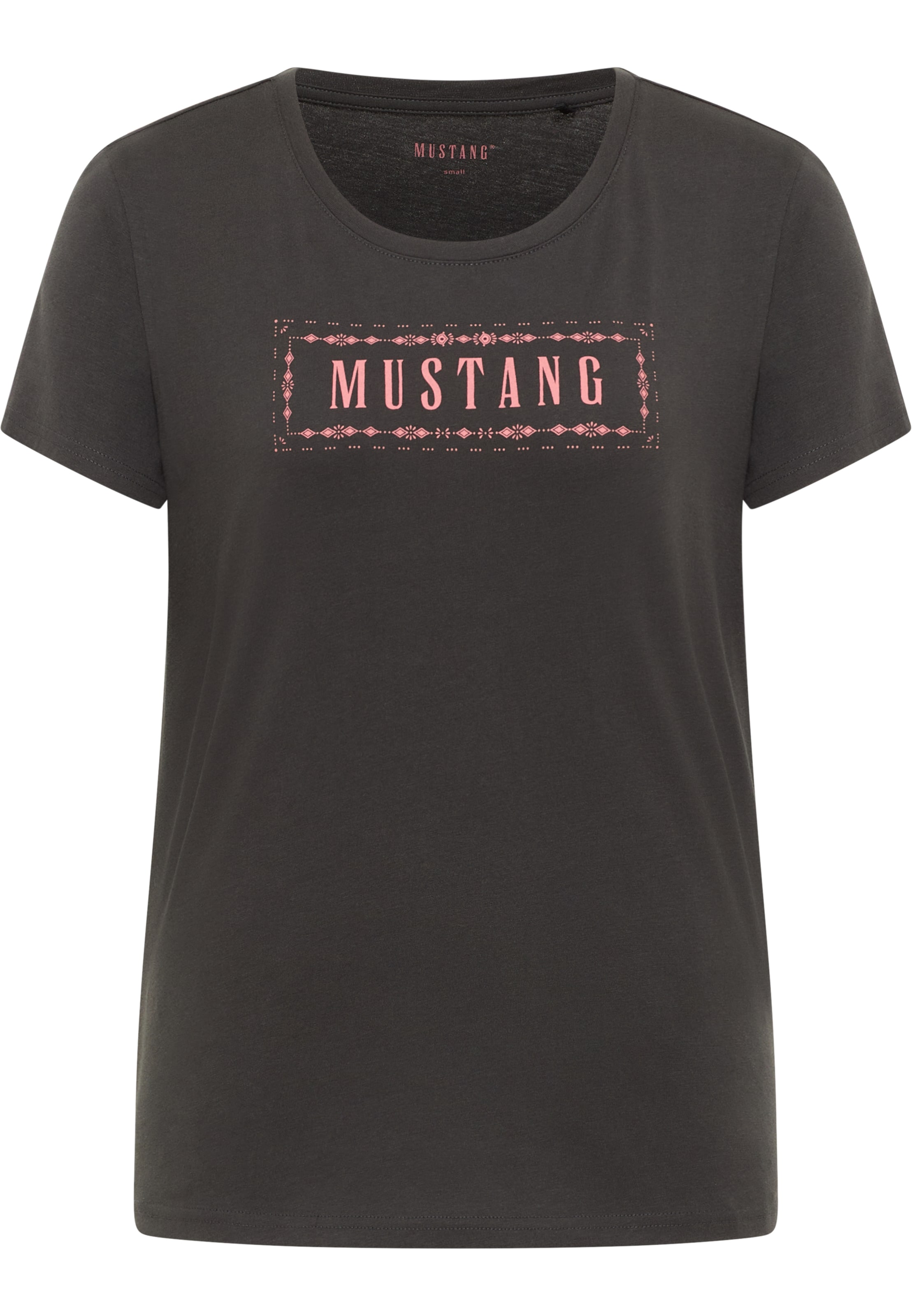 MUSTANG T-Shirt 'Alma' in Schwarz: Vorderseite