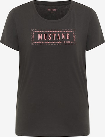 MUSTANG T-Shirt 'Alma' in Schwarz: Vorderseite