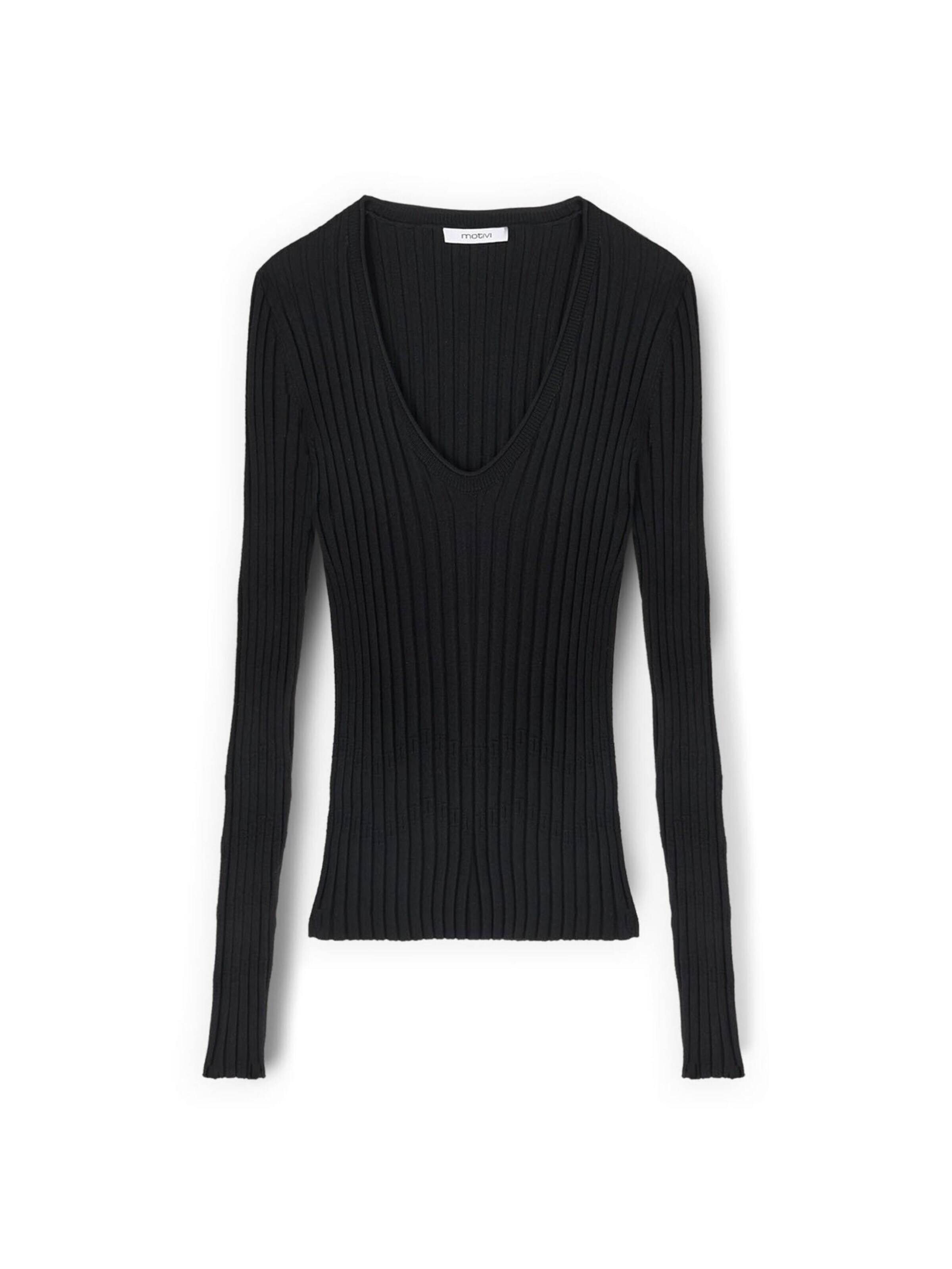 MOTIVI - Jersey en negro: frente