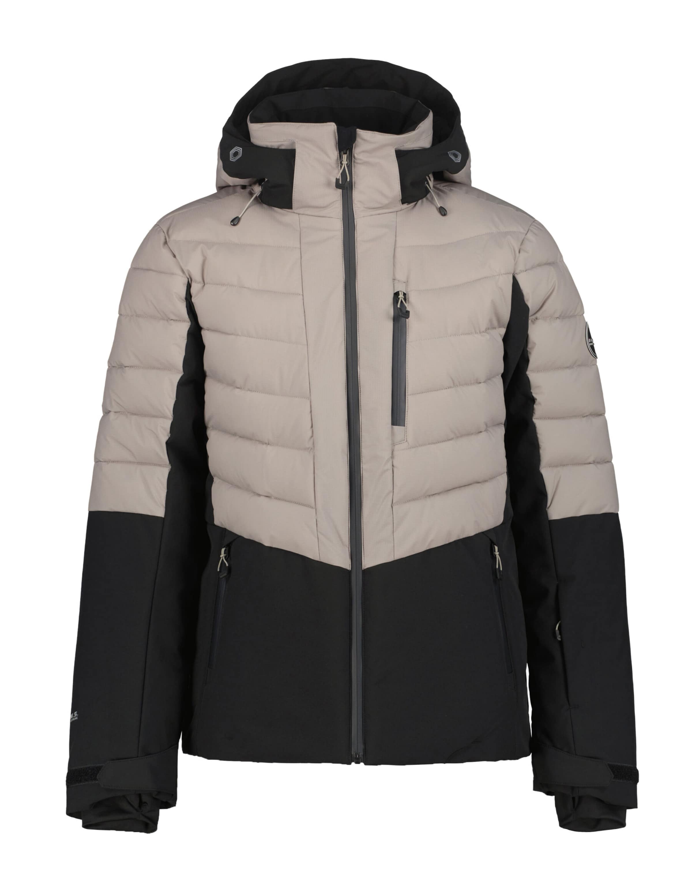 ICEPEAK Sportjacke 'Folsom' in grau / schwarz, Produktansicht