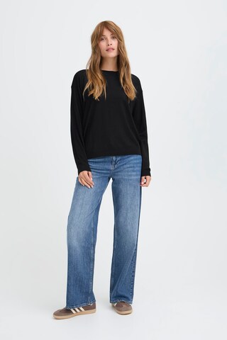 PULZ Jeans Trui 'PZSadie' in Zwart