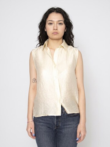 Chemisier 'OFF-WHITE TEXTURED SHIRT ECRU' wild pony en beige