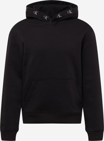 Calvin Klein Jeans Sweatshirt in Black: front