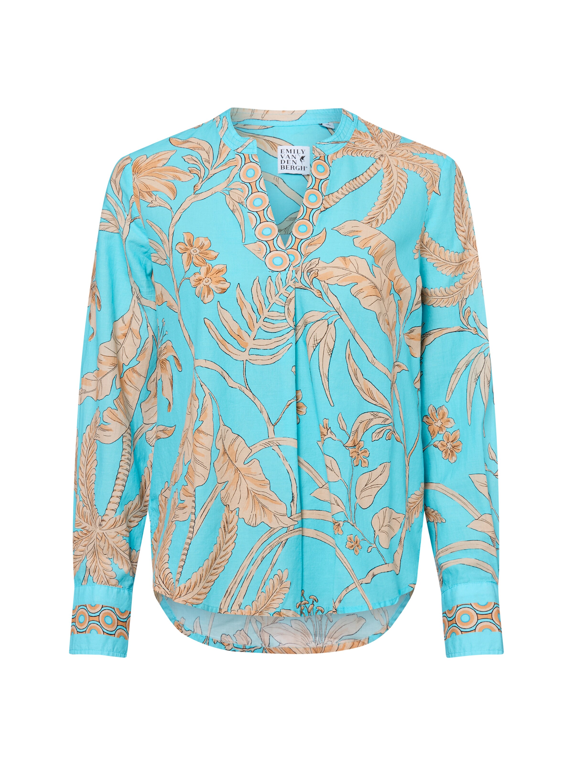 Emily Van Den Bergh Bluse in Blau: Vorderseite