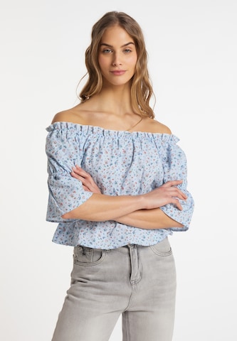 MYMO Blouse in Blue: front