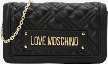 Borsa a tracolla di Love Moschino in nero: frontale