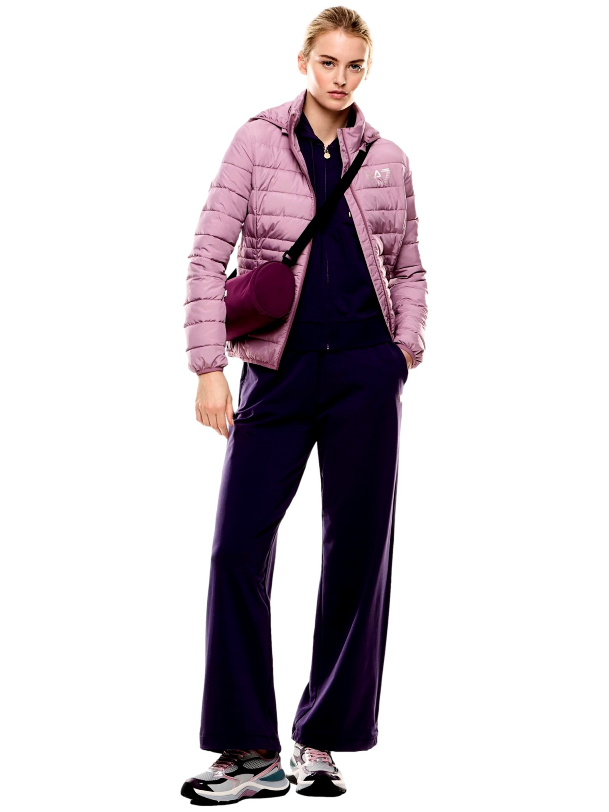 EA7 Emporio Armani Winter jacket in Pink