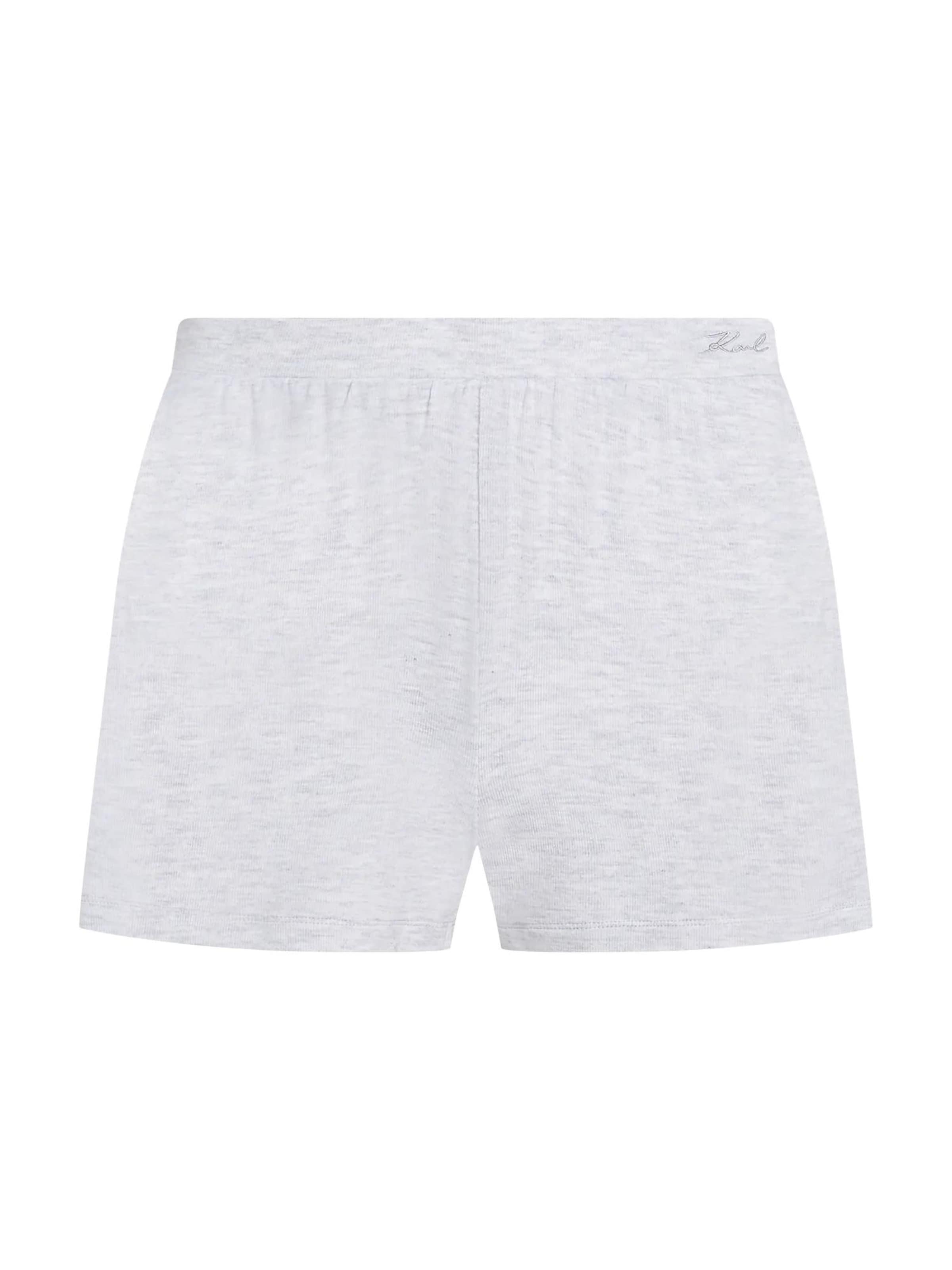 Regular Pantalon Karl Lagerfeld en gris : devant